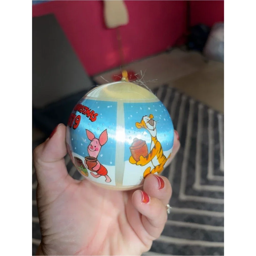 Vintage 1979 Disney Winnie the Pooh Christmas Ornament Merry Christmas Piglet